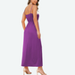 Strap Maxi Dress in Purple