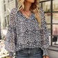 Womens Floral Blouse Long Sleeve