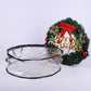2-Pack Christmas Wreath Storage Bag Clear PVC Plastic with Zippers and Reinforced Handles