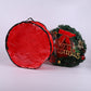 2-Pack Christmas Wreath Storage Bag PVC Window with Zippers and Reinforced Handles