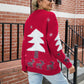 Ugly Christmas Sweater Christmas Tree Red Sweater