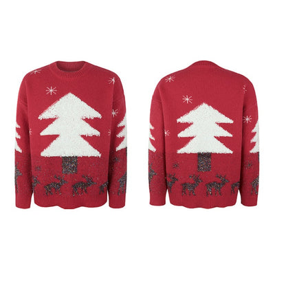 Ugly Christmas Sweater Christmas Tree Red Sweater
