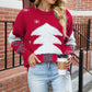 Ugly Christmas Sweater Christmas Tree Red Sweater
