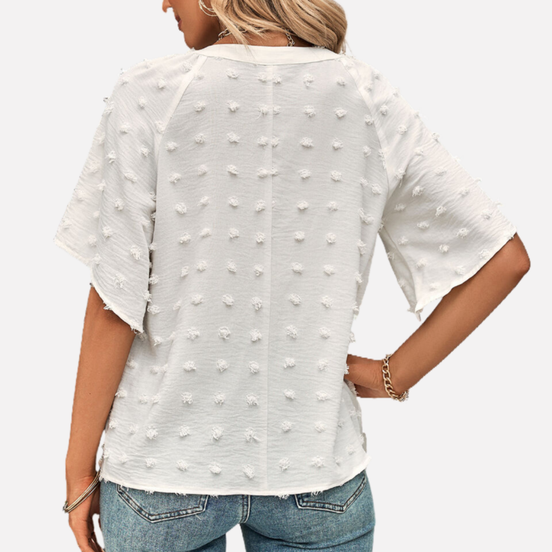 White Chiffon Blouse