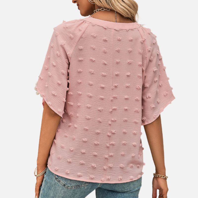 Pink Chiffon Blouse