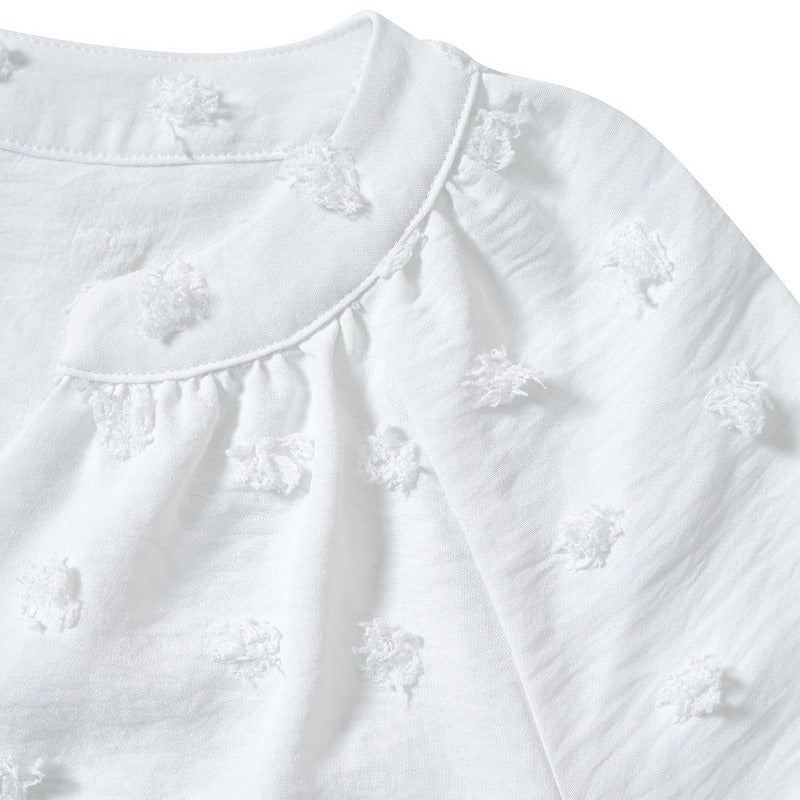 White Chiffon Blouse