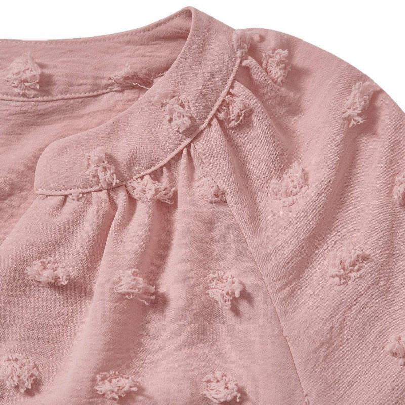 Pink Chiffon Blouse
