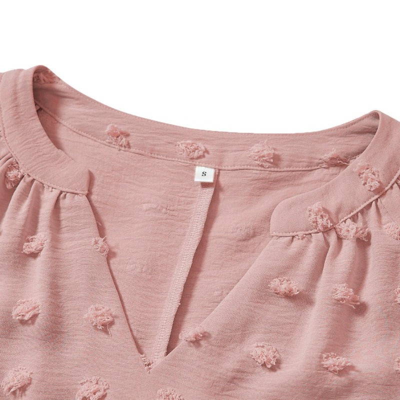 Pink Chiffon Blouse