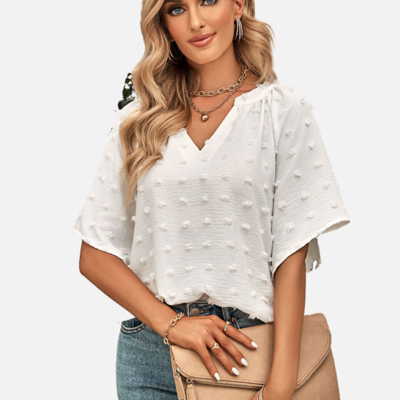 White Chiffon Blouse