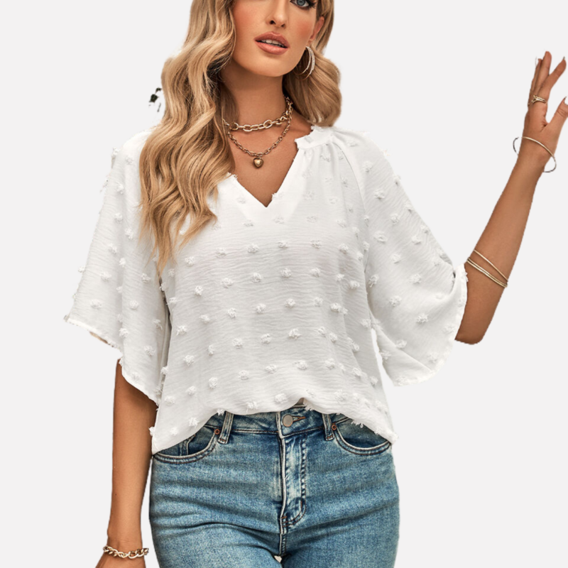 White Chiffon Blouse