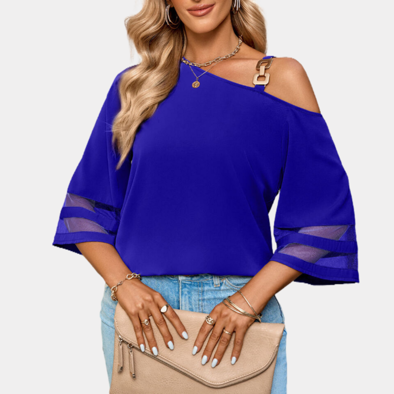 Royal Blue Blouse