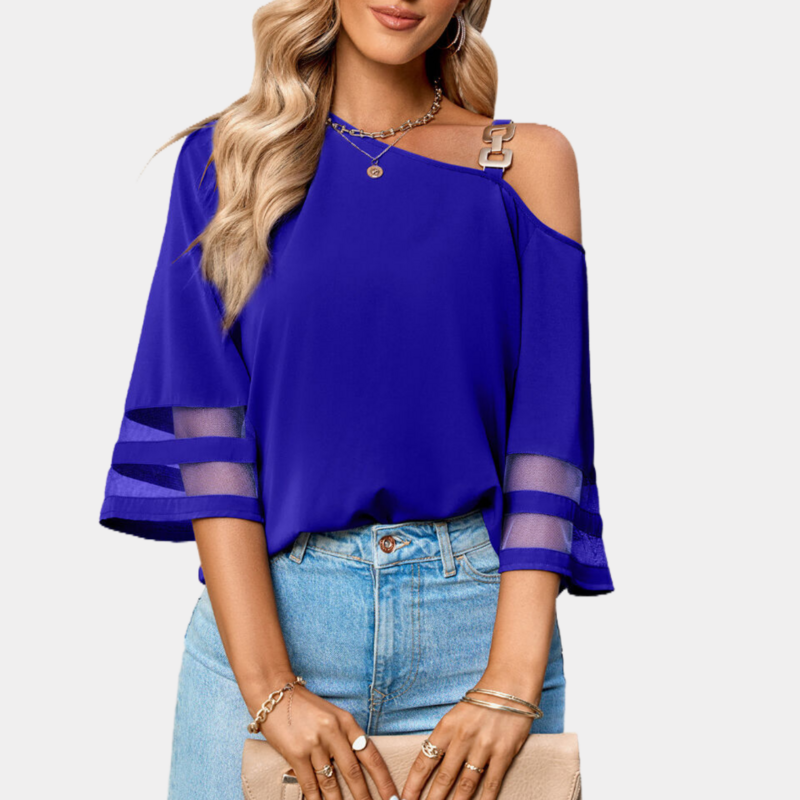 Royal Blue Blouse