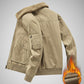 Men's Winter Coat Sherpa Lined Trucker Jacket Warm Bomber