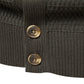 Men's Casual Knit Cardigan Stand Collar Sweater Button Down