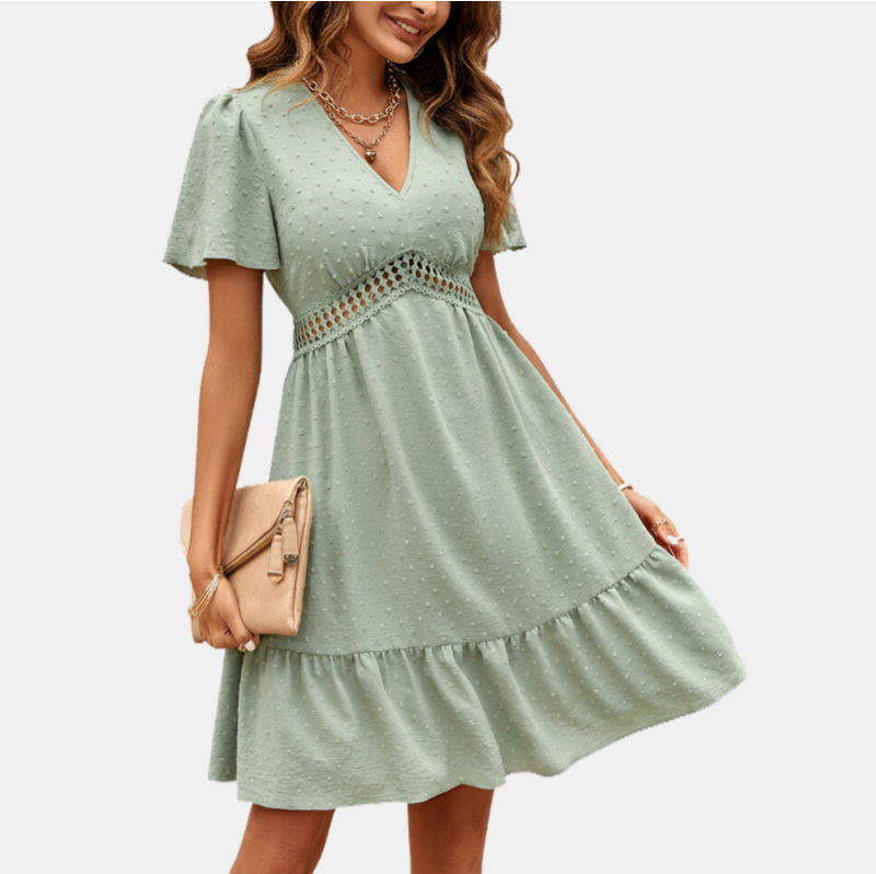 Cute Brunch Dresses in Sage Green