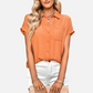 Orange Button Up Shirt