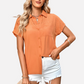 Orange Button Up Shirt