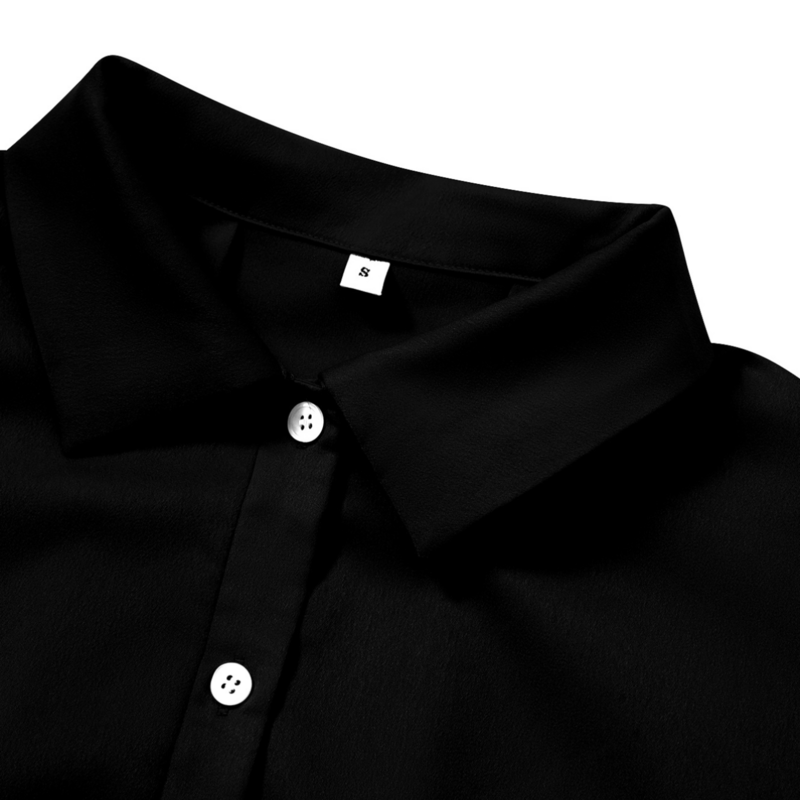 Black Button Up Shirt Short Sleeve