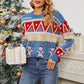 Christmas Pullover Snowmen Print Regular Ugly Christmas Sweater