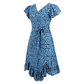 Blue Leopard Dress
