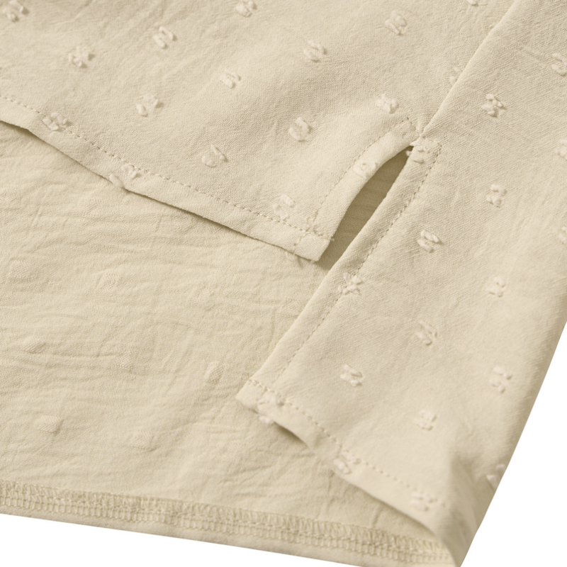 3 4 Sleeve Blouse in Cream