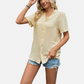 Short Sleeve Ruffle Blouse