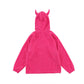 Devil Horn Hoodies Unisex Fleece Sweatshirt