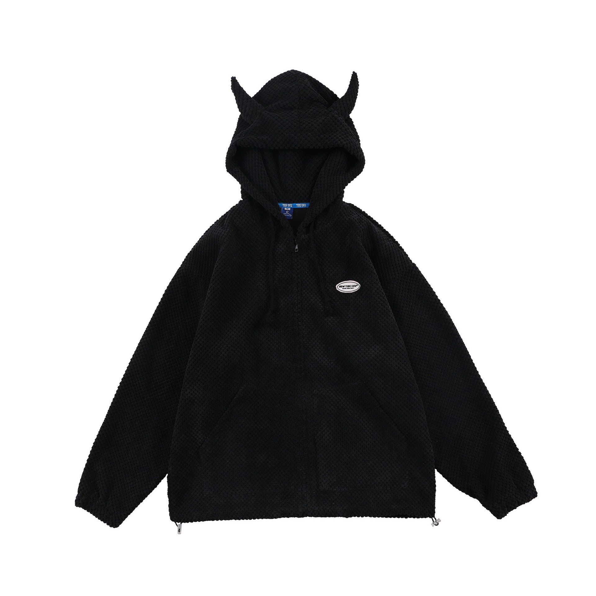 Devil Horn Hoodies Unisex Fleece Sweatshirt