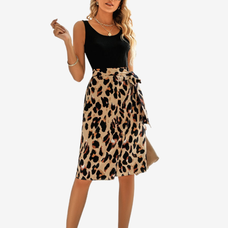 leopard print dresses