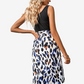 Animal Print Midi Dresses Sleeveless