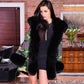 Womens Parka Jacket with Fur Collar Heavyweight Performace Parka in Woodland Camo