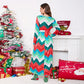 Christmas Dresses for Women Long Sleeve V-neck Long Waist Tie Dress in Watermelon