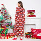 Christmas Dresses for Women Long Sleeve V-neck Long Waist Tie Prom Dresses Elk Printed