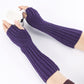 Hot Pink Long Fingerless Gloves Fashion