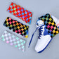 Checkerboard Tie-dye Socks Unisex 3 Pack Novelty Socks