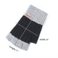 Color Block Black Fingerless Gloves Warm Thick Knitted Mens