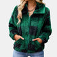 Buffalo Checker Sherpa Jacket Full Zip Fluffy Soft Fleece